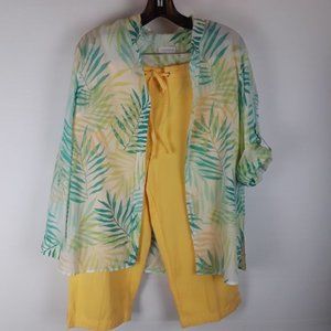 2 PC Liz Claiborne Top &amp; Erika Capris-257028-1